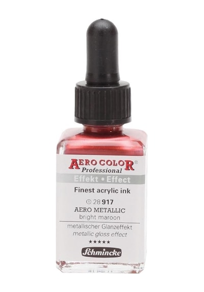Schmincke Aero Color Akrilik Mürekkep 28Ml 917 Aero Metallic Brig