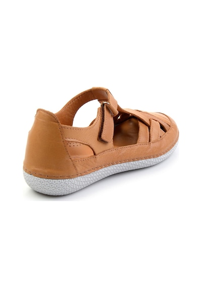 Bambi Taba Leather Kadın Sandalet K05303100003 Taba