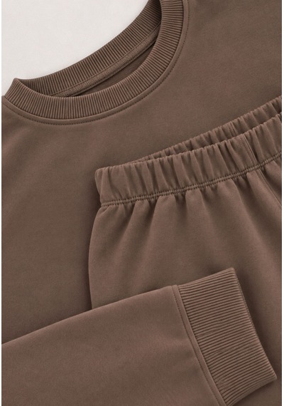 Cigit Sweatshirt Takım 2-8 Yaş Vizon