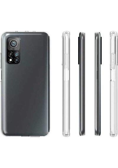 Xiaomi Mi 10T 5G Kilif Seffaf Silikon Hibrit Case 405429739
