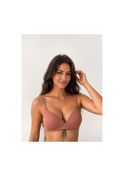 Pijamask Kadın Basic Destekli Sütyen Külot Takımı Günlük Konforlu İç Giyim Seti 721t Mocha Pijamask Kadın Basic Destekli Sütyen Külot Takımı Günlük Konforlu İç Giyim Seti 721t Mocha