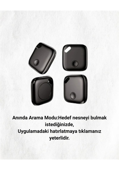 Akıllı Takip Cihazı Uzun Pil Ömrü İos Uyumlu Eşya Koruma Diğer