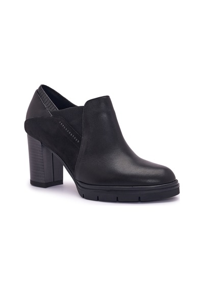 Klasik Ayakkabı Kadın 484365mk Donna Serena 4365mk Nairobi Pelle Nero Siyah