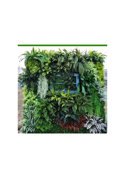 Yapay Çiçek Dracaena Massengena Yaprağı Demeti 12 Yapraklı 40x50C