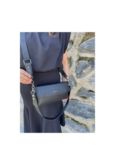 Just Polo Kadın Yeni Sezon Çapraz Askılı Günlük & Özel Günlere Uygun Şık El Ve Omuz Çantası Ebat: 28 X 13 Cm Siyah 17609241