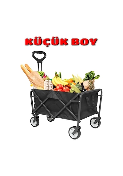 Küçük Boy Çok Amaçlı Katlanır Kamp Piknik Tatil Sahil El Arabası Vd35