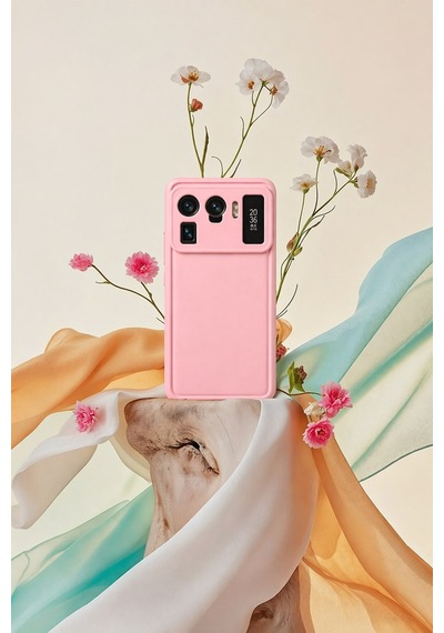 Mi 11 Ultra Ve Mi 11 Uyumlu Kamera Çıkıntılı Mat Silikon Telefon Kılıfı Resimdeki