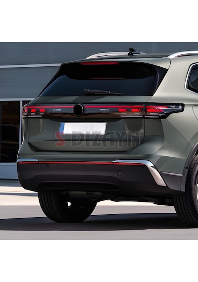 S-dizayn Vw Tiguan Krom Arka Tampon Difüzör Çıtası Oem Still 2 Prç. 2024 Üzeri A+ Kalite