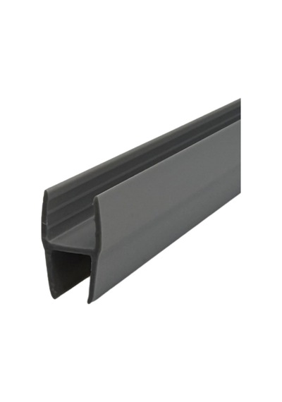 8x10 Mm Büyük H Alüminyum Görünümlü 1. Kalite Plastik Cam Balkon Fitili 200 Cm 2 M