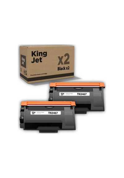 Kingjet Brother Uyumlu Tn-3467 Yüksek Kapasiteli 2'li Paket Uyumlu  Toner Hl-l6300dwt
