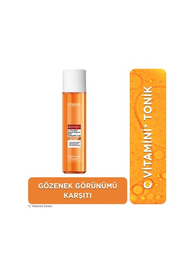 Lexroo Revitalift C Vitamini Gözenek Görünümü Karşıtı Peeling Etkili Tonik