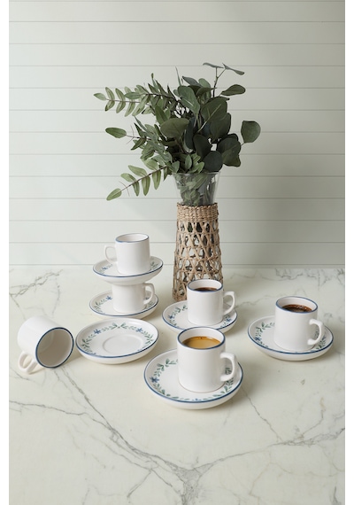 Keramika Daphne Nordic Kahve Takımı 12 Parça 6 Kişilik 22921-24