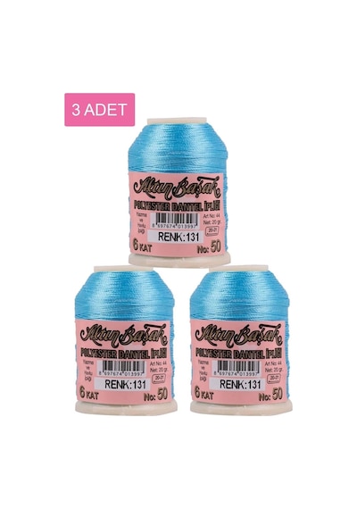 Hubrendy Tedarik 3 Adet Altınbaşak Oya Ve Dantel İpi 20 Gr - Royaleks - No: 131