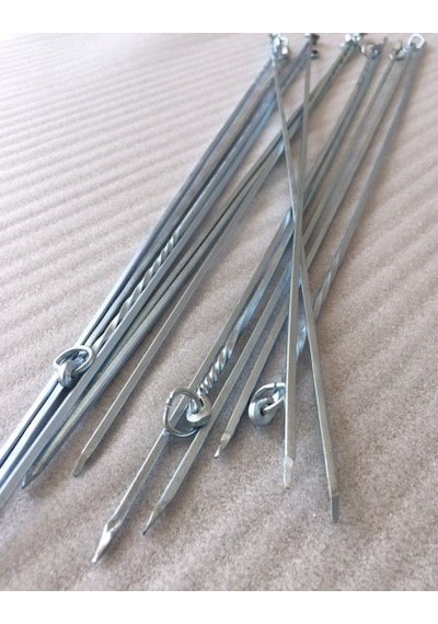 20 Adet - Kare Ciğer Şiş - Kare Kuşbaşı - 50 Cm