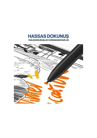 Samsung Galaxy Tab S10 Fe 10.9" S10 Fe Plus 13.1" Uyumlu Spen Stylus Tablet Kalemi Yedek Uç Seti