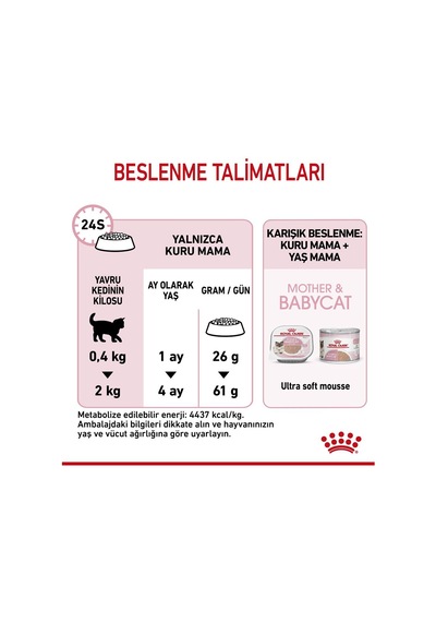 Royal Canin Mother&baby Cat 34 Anne Ve Yavru Kedi Maması 400 Gr