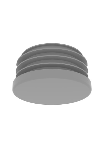 Cateksss 48 Mm Kademeli İç Profil Tapası Ral7035 - 4 Lü Paket Gri