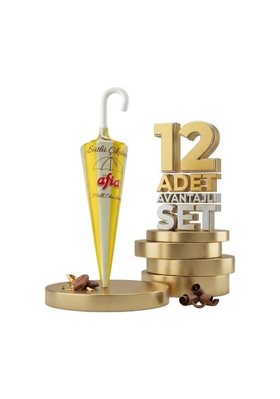 Afia Şemsiye Çikolata 12x25 Gr