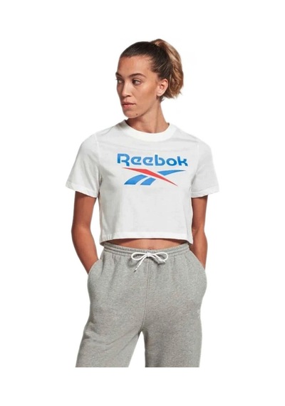 Reebok 101528788 Ii3221 Id Beyaz Kadın T-shirt Beyaz