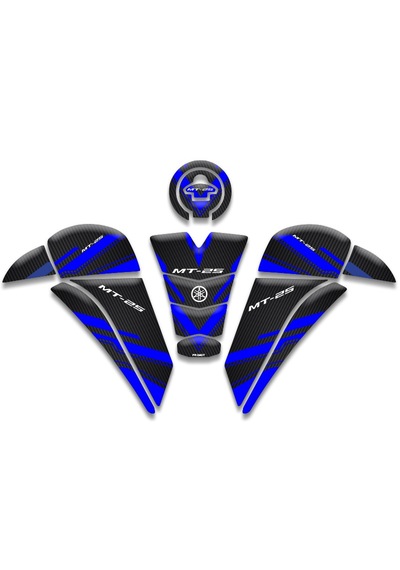 Yamaha Mt25 Tank Pad Set 2020/2024 Uyumlu 04 Çok Renkli