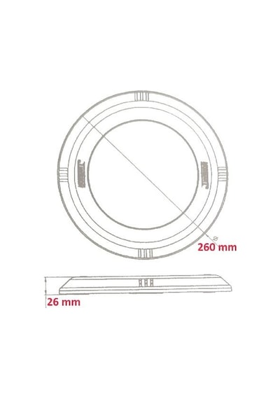 Flat Sıva Üstü Işıl Serisi Led Havuz Lambası Beyaz Işık