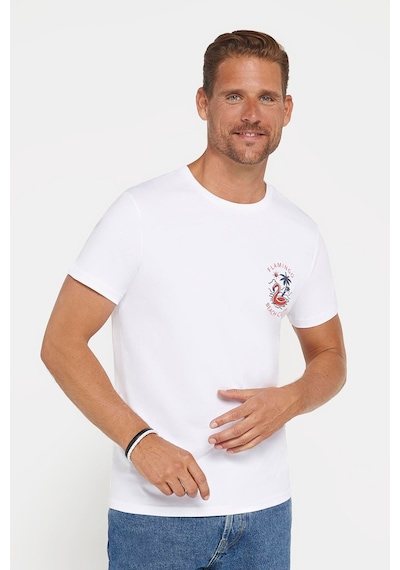 Tudors Erkek Slim Fit Dar Kesim %100 Pamuk Yumuşak Dokulu Baskılı Beyaz Bisiklet Yaka Tişört-29187 Beyaz Tudors Erkek Slim Fit Dar Kesim %100 Pamuk Yumuşak Dokulu Baskılı Beyaz Bisiklet Yaka Tişört-29187 Beyaz