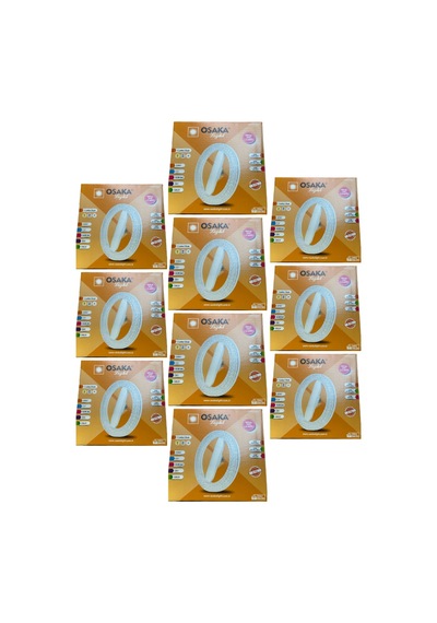 10 Adet Osaka 40w Sarı-günışığı-beyaz E27 Duylu Simit Ampul