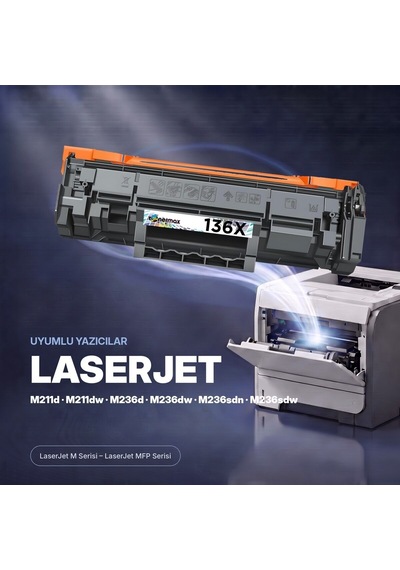 Hp 136x-w1360x Orjinal Toner/ M211 / M236 Yüksek Kapasite