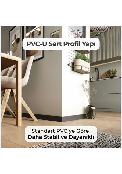 Sempla Pvc Süpürgelik Siyah - Smp702 Bitiş Kapağı Aksesuarı 1 Paket - 2 Adet