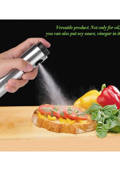 Paslanmaz Çelik Gövdeli Spray Yağlık - Püskürtücü