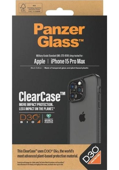 Apple Uyumlu iPhone 15 Pro Max Clearcase D3o Kapak