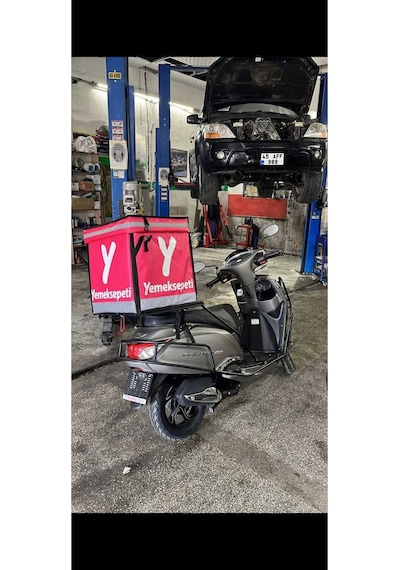 Tvs Jüpiter 125 Kızaklı Kurye Paket Çanta Demiri Özel Üretim