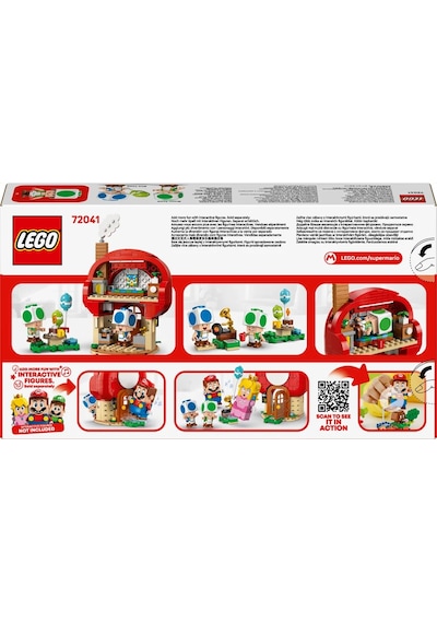 LEGO® Super Mario™ Toad Evinde Parti 72041 - 7 Yaş ve Üzeri Çocuklar için Yaratıcı Oyuncak Yapım Seti (276 Parça)