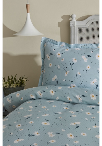 Karaca Home Daisy %100 Pamuk Çift Kişilik Pike Takımı Mint Pp 200.22.11.0409