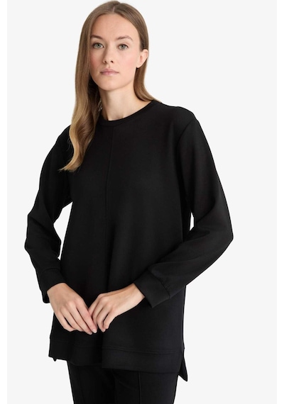Defacto Regular Fit Bisiklet Yaka Uzun Kollu Tunik F5117ax25aubk81