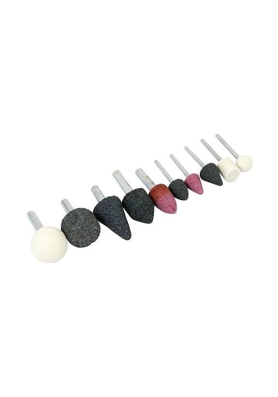 Mini Taş Zımpara Matkap Ucu Seti 10 Parça