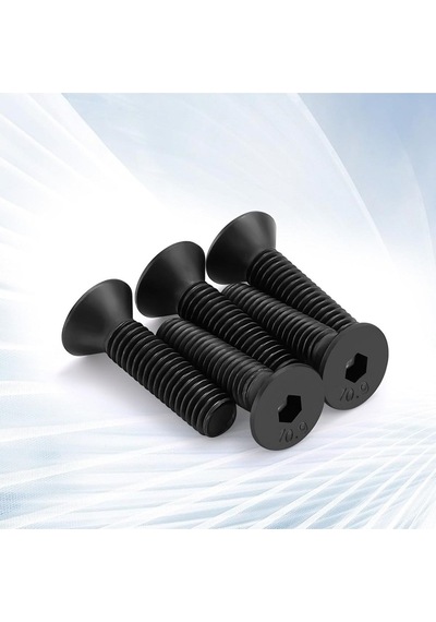 Havşa Başlı İmbus Civata 10.9 Kalite Paslanmaz Çelik Siyah Dın 7991 M5x20 Mm 20 Adet