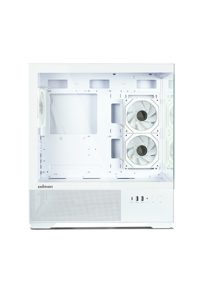 Zalman Chronıx V2 Atx Mıd Tower Beyaz Kasa 1xusb 2.0, 1xusb 3.0, 1usb Type-c 5 Gbps ,1xmikrofon, 1xkulaklık, 3x120mm Argb Fan