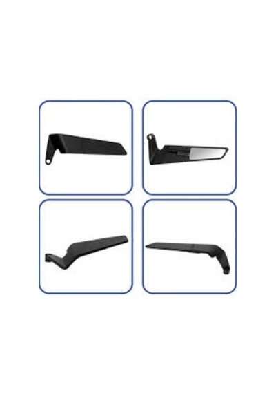 H2 Kanat Ayna Scooter Uyumlu Tek Cıvatalı 28 Cm 8-10 Mm