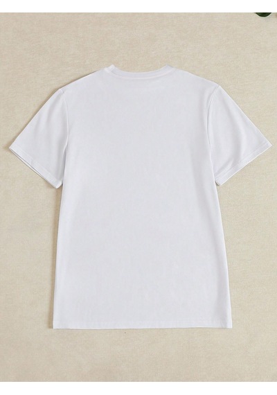 Şekerleme Lolilop Kalp Baskılı Tasarım Tshirt Beyaz