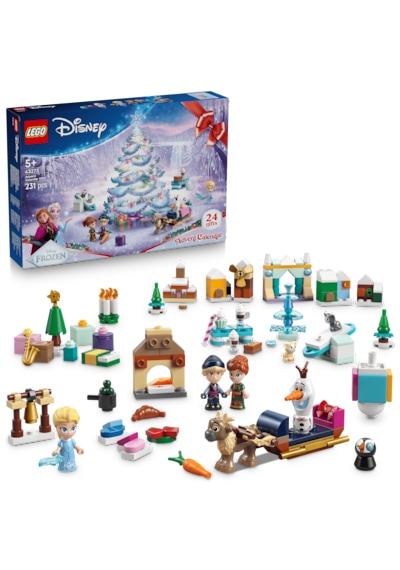 LEGO® ǀ Disney Karlar Ülkesi 2025 Yılbaşı Takvimi 43273 - 5 Yaş ve Üzeri Prenses Seven Çocuklar için Yaratıcı Oyuncak Yapım Seti (231P)