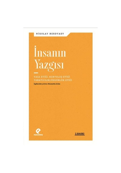 İnsanın Yazgısı - Nikolay Aleksandroviç Berdyaev - Paradigma Yayınları
