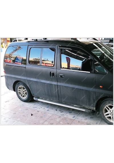 Hyundai Starex Krom Cam Çıtası 2 Parça 2004 ve Üzeri P.Çelik