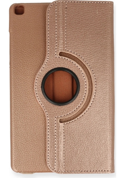 Newface - 715 - Samsung Galaxy Uyumlu T290 Tab A 8 Kılıf 360 Tablet Deri Kılıf - - Zero-hls - Rose Gold