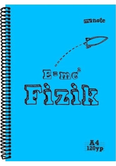 Mynote A4 Plastik Kapak Spiralli Derse Özel Defter Müzik 40 Yp