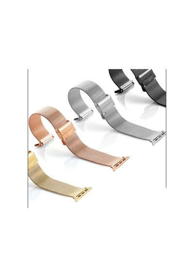 Apple Uyumlu  Watch 40mm Zore Krd-01 Metal Kordon