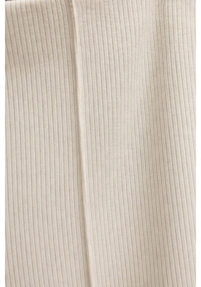 Mixray 4760 Kadın Bol Paça Dökümlü Beli Lastikli Selanik Pantalon Taş