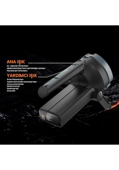 Sfl3101/93 800 Lümen Şarj Edilebilir Kamp, Dağcılık, Dış Mekan Tripod Ayaklı Projektör Tipi Taşınabilir Led S Genel