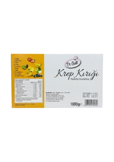 Gusto Krep Kırığı 1 Kg Sade