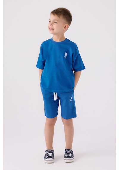 U.s. Polo Assn Erkek Çocuk Mavi Bermuda Takım 5274-43974 Mavi